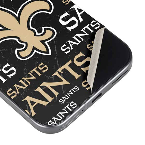 NFL New Orleans Saints Black Blast Google Pixel 9 Skin
